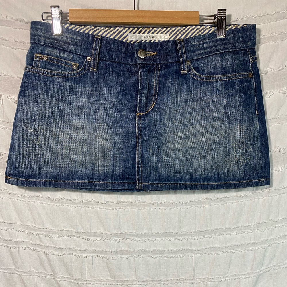 Joes denim mini skirt Y2K